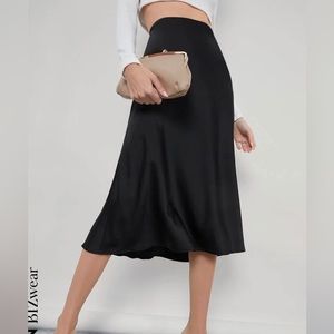 Black Midi Skirt